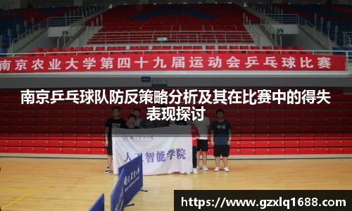 南京乒乓球队防反策略分析及其在比赛中的得失表现探讨